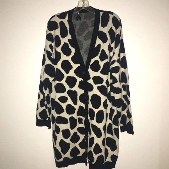 Ann Taylor Long Button Up Sweater Cardigan Duster Size XL NWOT - Picture 1 of 3